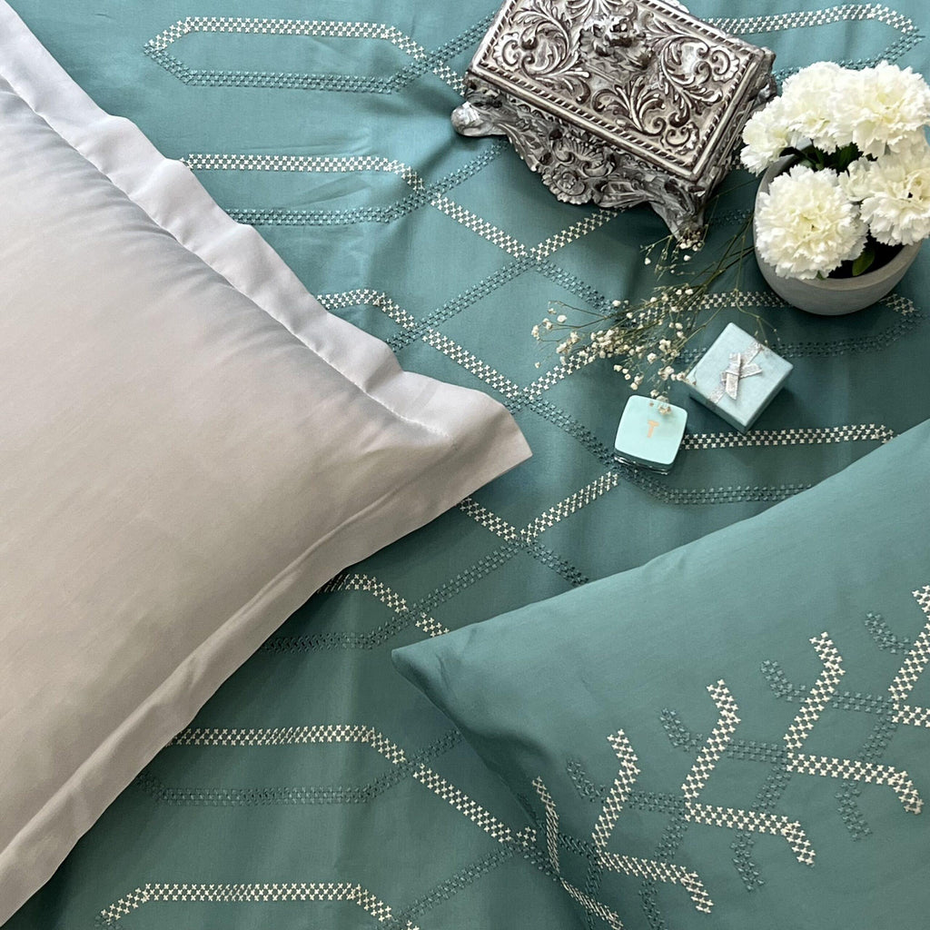 Sadyaska Tribe Turquoise Syona 1 Pcs Duvet Cover