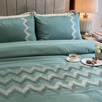 Sadyaska Crest Turquoise Syona 1 Pcs Duvet Cover