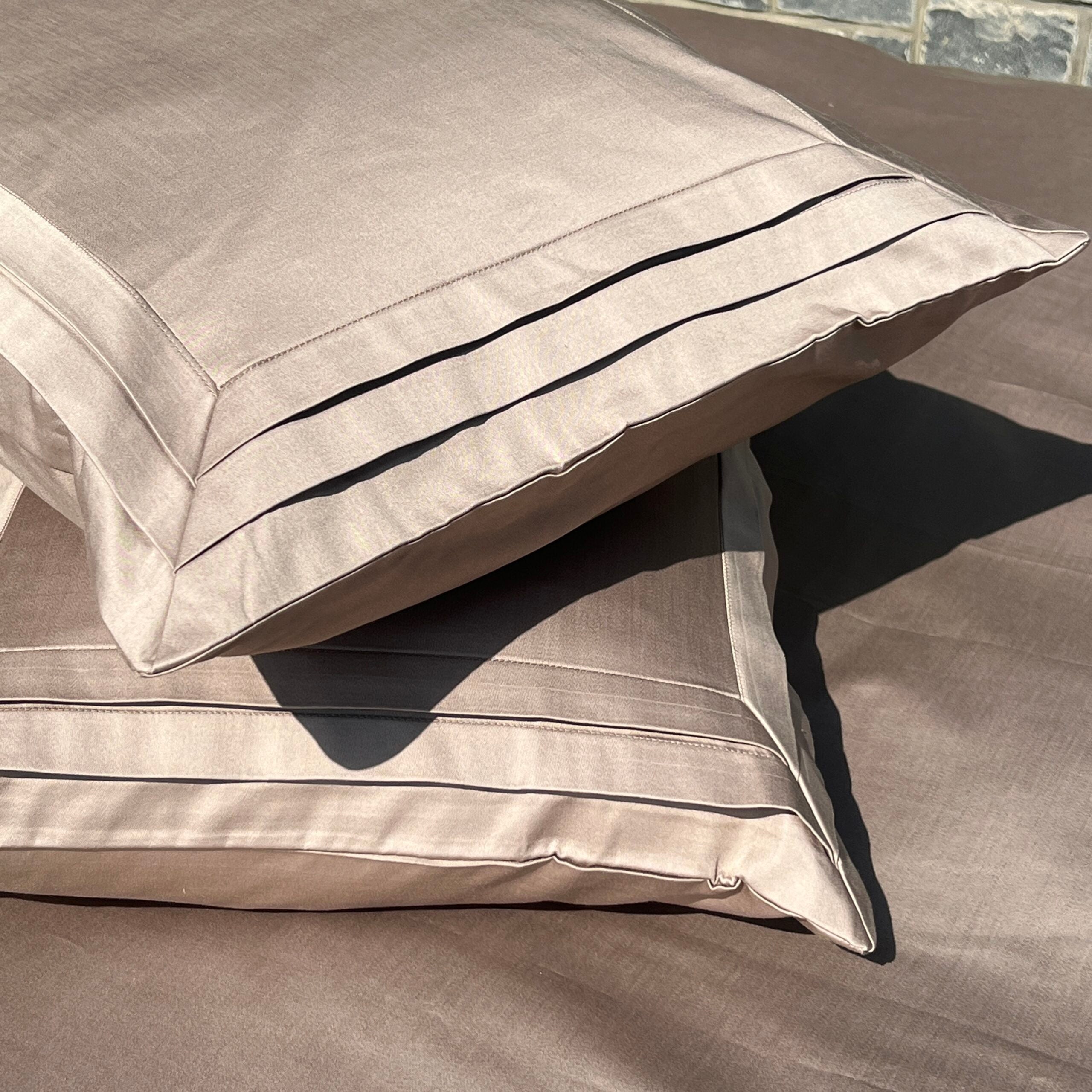 Sadyaska Tri-pleat Mocha Set 1 Pcs Bedsheet