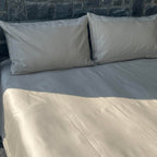 Sadyaska Tri-pleat Beige Set 1 Pcs Bedsheet