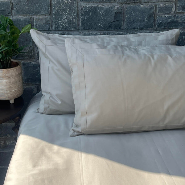 Sadyaska Tri-pleat Beige Set 1 Pcs Bedsheet