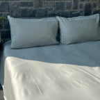 Sadyaska Tri-pleat Pearl Grey Set 1 Pcs Bedsheet