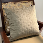 Sadyaska Decorative Sparkle Rose Gold Velvet 16x16 1 Pcs Cushion Cover