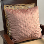Sadyaska Decorative Sparkle Blush Velvet 16x16 1 Pcs Cushion Cover