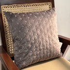 Sadyaska Decorative Sparkle Mousse Velvet 16x16 1 Pcs Cushion Cover