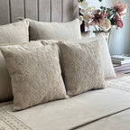Sadyaska Mirage Beige 10 Pcs Bedding Set