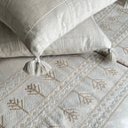 Sadyaska Mirage Beige 10 Pcs Bedding Set