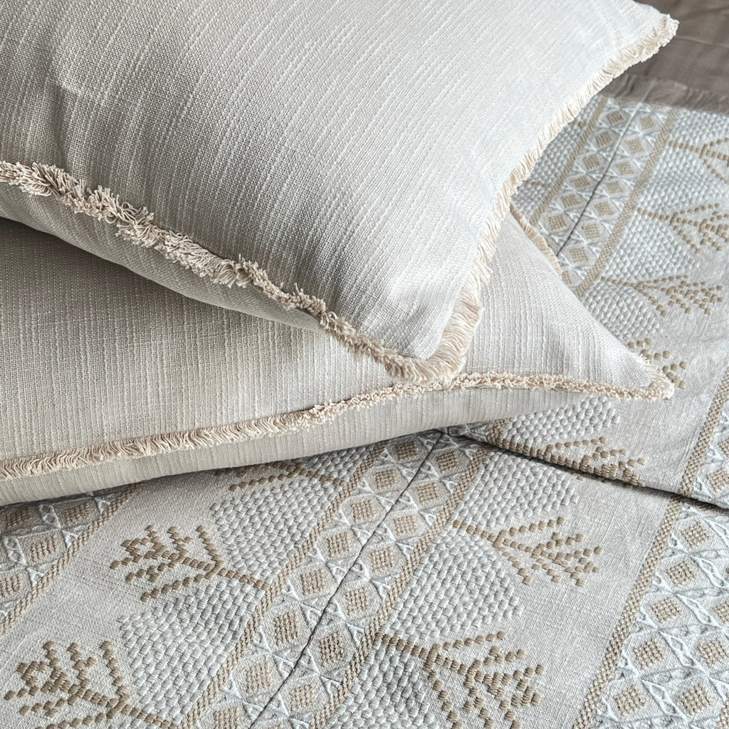 Sadyaska Mirage Beige 10 Pcs Bedding Set