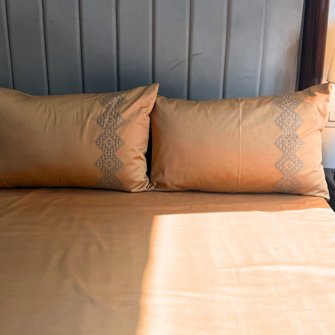 Sadyaska Iris Honey Mustard Dreams 1 Pcs Bedsheet