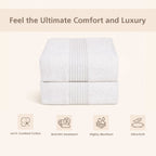 Hermosa Jeneth 100% Cotton Solid Towel Set Blue
