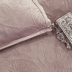 Sadyaska Marina Onion Pink Velvet 1 Pcs Bedspread