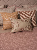 Sadyaska Malta Beige And Old Rose Cotton Rich Trousseau Set 10 Pcs Product