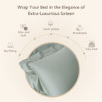 Melina Plain 100% Cotton Extra Soft & Luxurious Bed Sheet with Pillow Case
