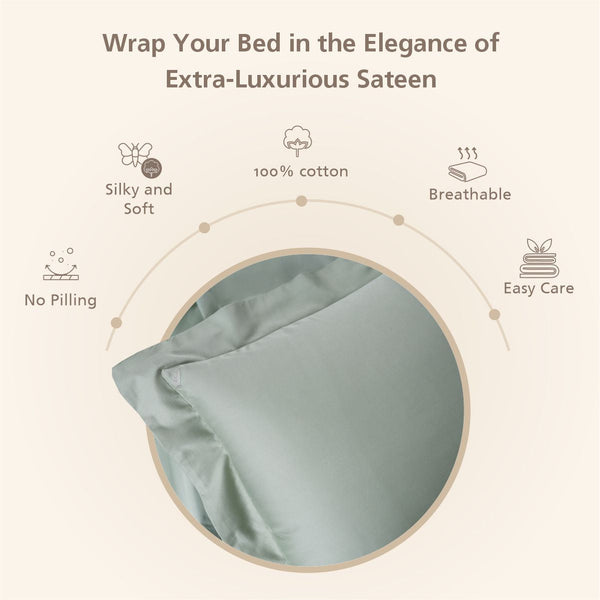 Melina Plain 100% Cotton Extra Soft & Luxurious Bed Sheet with Pillow Case