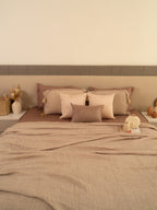 Sadyaska Meraki Beige Woven 1 Pcs Bedspread