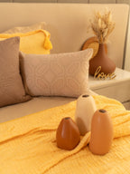 Sadyaska Buttercup Yellow Meraki Cotton Woven Bedding Gift Set 10 Pcs Product
