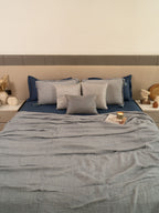 Sadyaska Indigo Meraki Cotton Woven Bedding Gift Set 10 Pcs Product