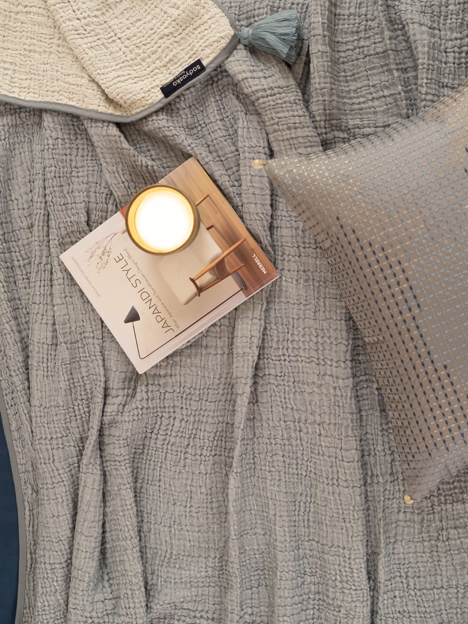 Sadyaska Indigo Meraki Cotton Woven Bedding Gift Set 10 Pcs Product