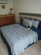 Sadyaska Indigo Meraki Cotton Woven Bedding Gift Set 10 Pcs Product