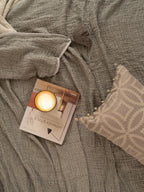 Sadyaska Meraki Slate Woven 1 Pcs Bedspread