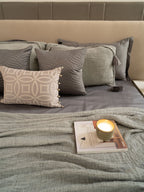 Sadyaska Slate Meraki Cotton Woven Bedding Gift Set 10 Pcs Product