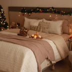 Sadyaska Meraki Beige Woven 1 Pcs Bedspread