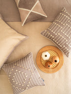 Sadyaska Mirth Sand and Taupe 300TC Cotton 10 Pcs Bedding Set