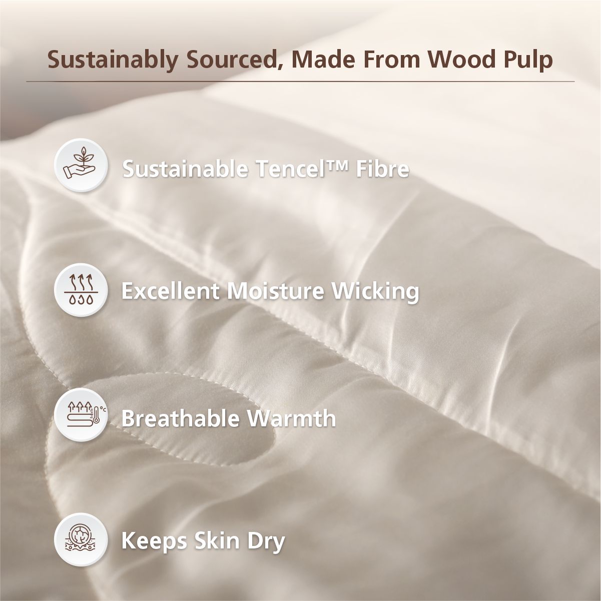 Essentials Noemi Soft and Silky 300GSM Winter White Duvet Insert/Quilt