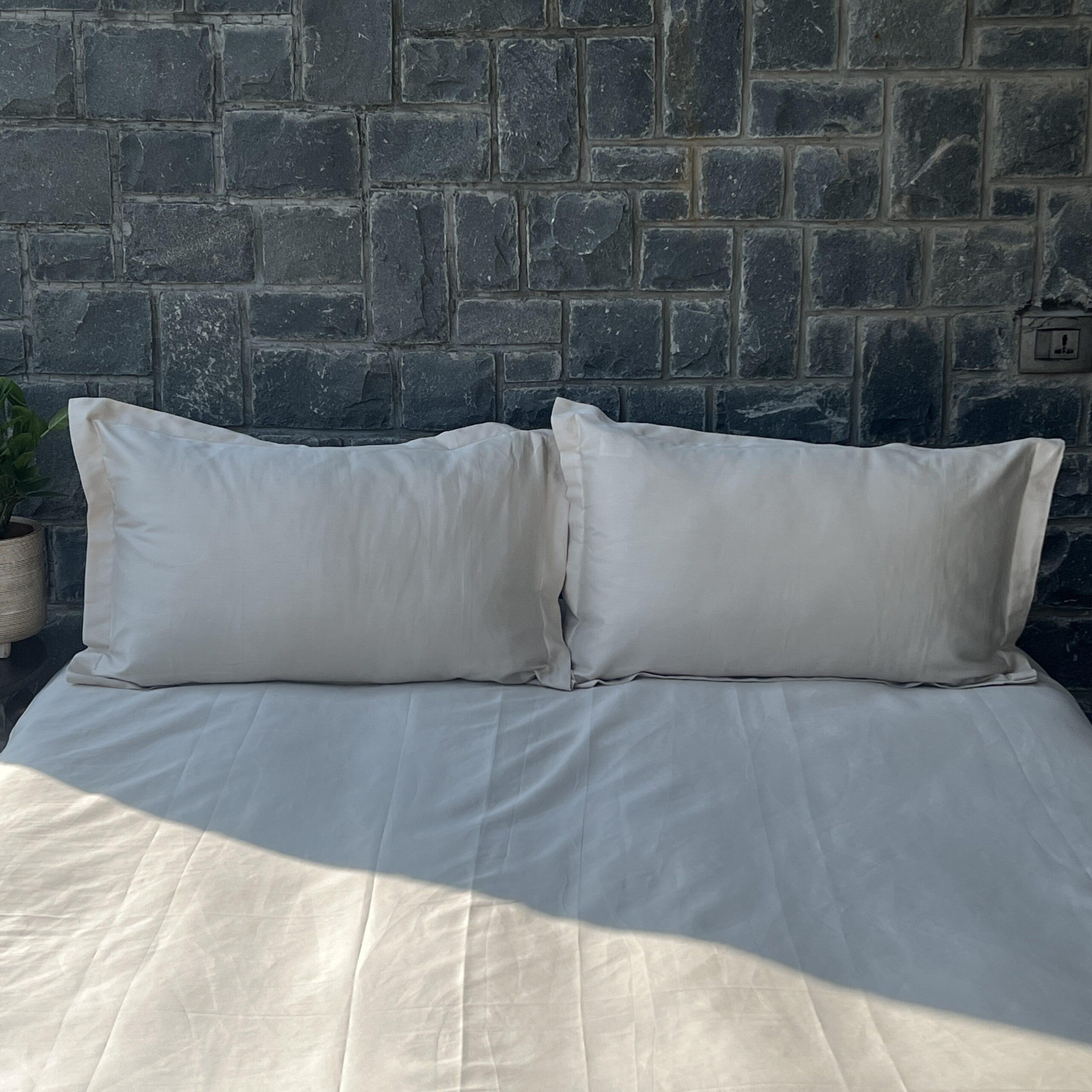 Sadyaska Luxe Oats Beige 1 Pcs Bedsheet