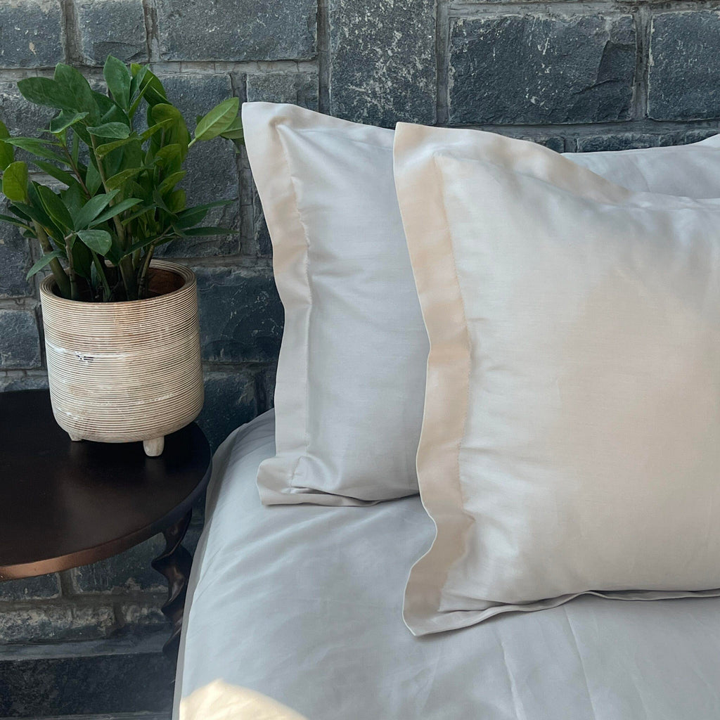 Sadyaska Oats Beige s (Set of 2) 1 Pcs Pillow Cover