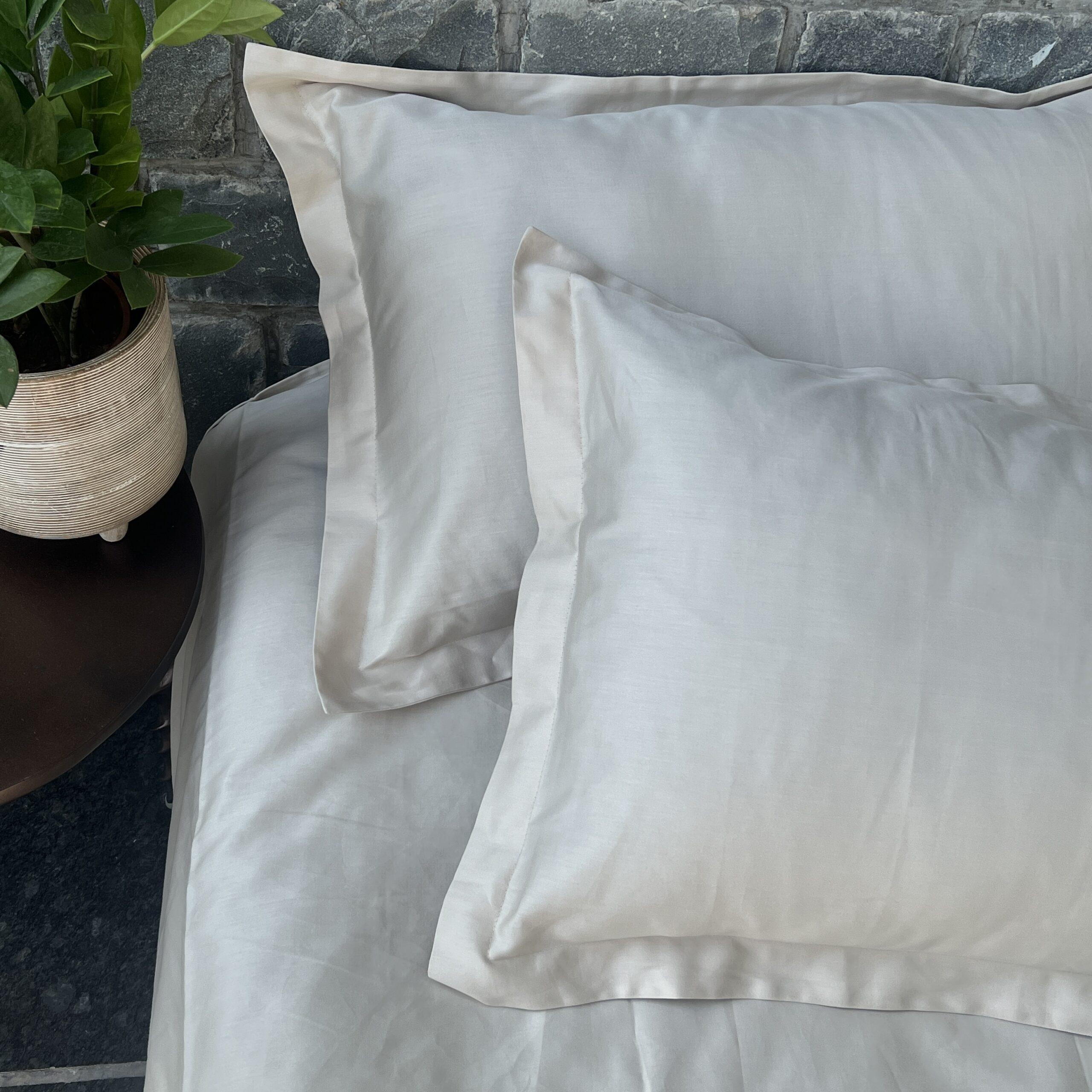 Sadyaska Luxe Oats Beige 1 Pcs Bedsheet