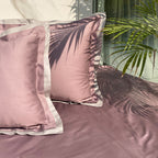 Sadyaska Old Rose Sandstone Grey Duplex 1 Pcs Bedsheet