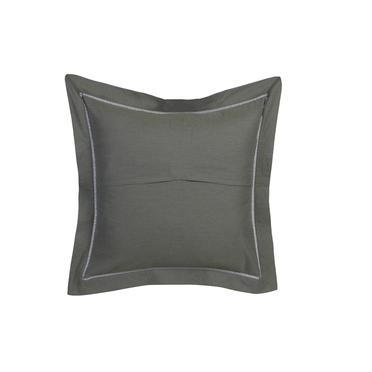Emmie 100% Egyptian Cotton Woven Green 2PC Pillow Case Euro Set