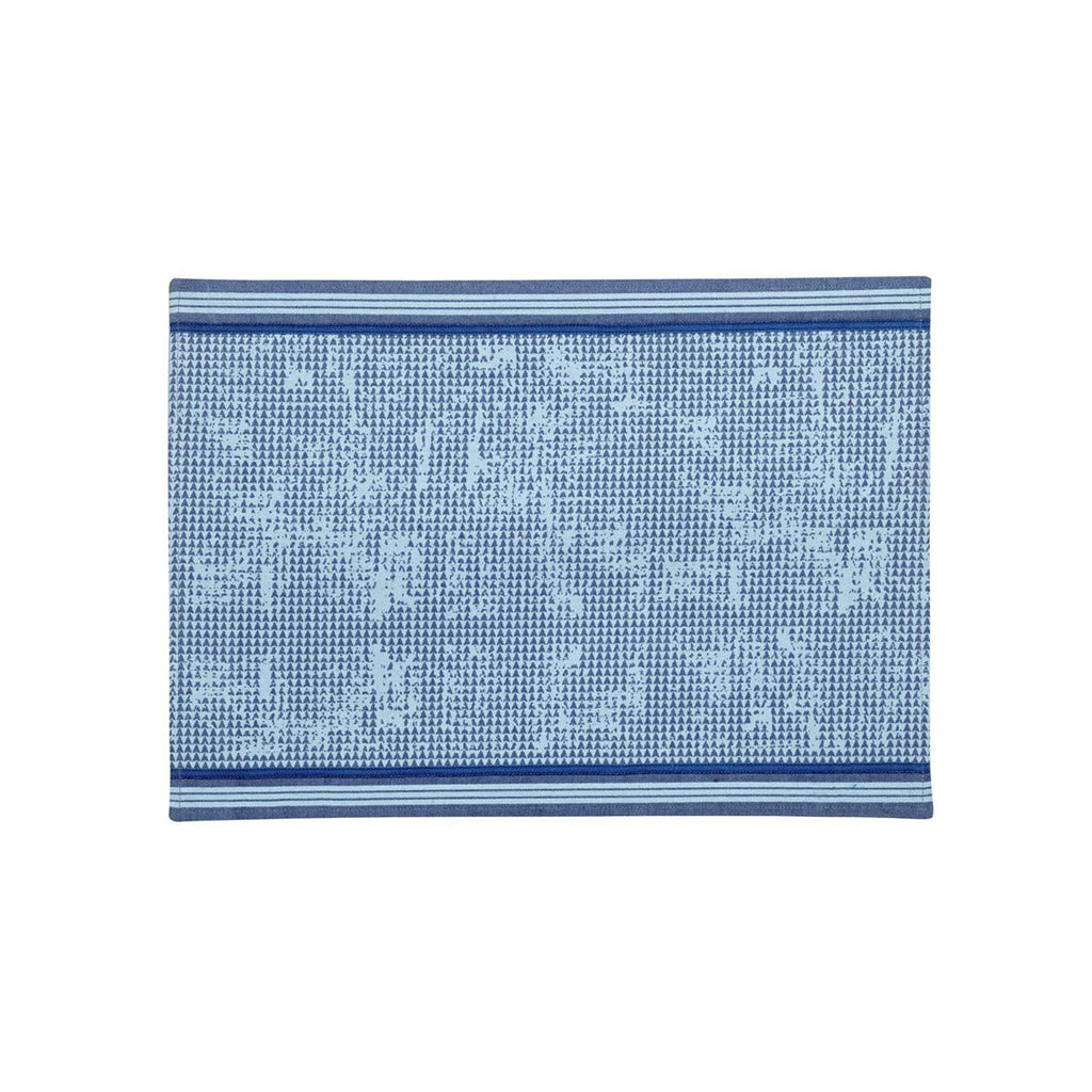 Maspar Alpine Print 100% Cotton Printed Placemat Blue