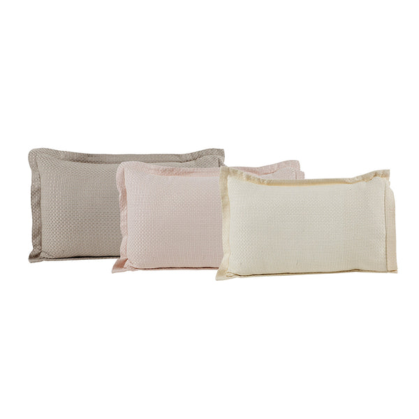 Vintage Woven Poseur Pillow Sham Set Blue