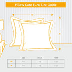 Classical Impression Folkloric 100% Cotton Pillow Case Euro Set Rust
