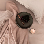 Sadyaska Quartz Dusty Rose Woven Throw with s 1 Pcs Euro Sham