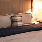 Sadyaska Navy Double Bed Reversible Heavy Winter Downfill Micro Peach 1 Pcs Quilt