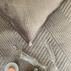 Sadyaska Regal Silver Velvet 1 Pcs Bedspread