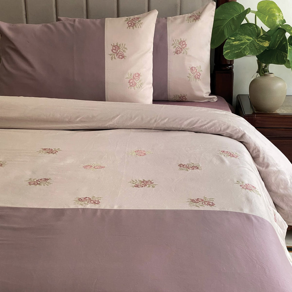 Sadyaska Rosella Buff and Old Rose Mesmeric 1 Pcs Duvet Cover