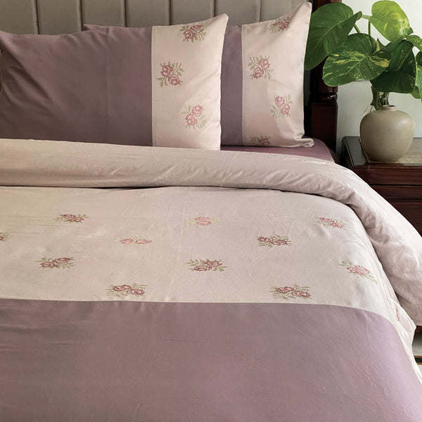 Sadyaska Rosella Buff and Old Rose Mesmeric 1 Pcs Duvet Cover