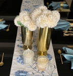 Sadyaska Floral Grey Table 1 Pcs Runner