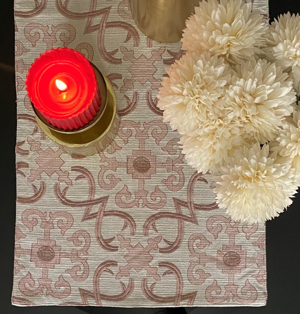 Sadyaska Geo Grey Table 1 Pcs Runner