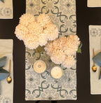 Sadyaska Geo Sage Green Table 1 Pcs Runner