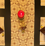 Sadyaska Geo Beige Table 1 Pcs Runner
