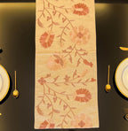Sadyaska Floral Beige Table 1 Pcs Runner