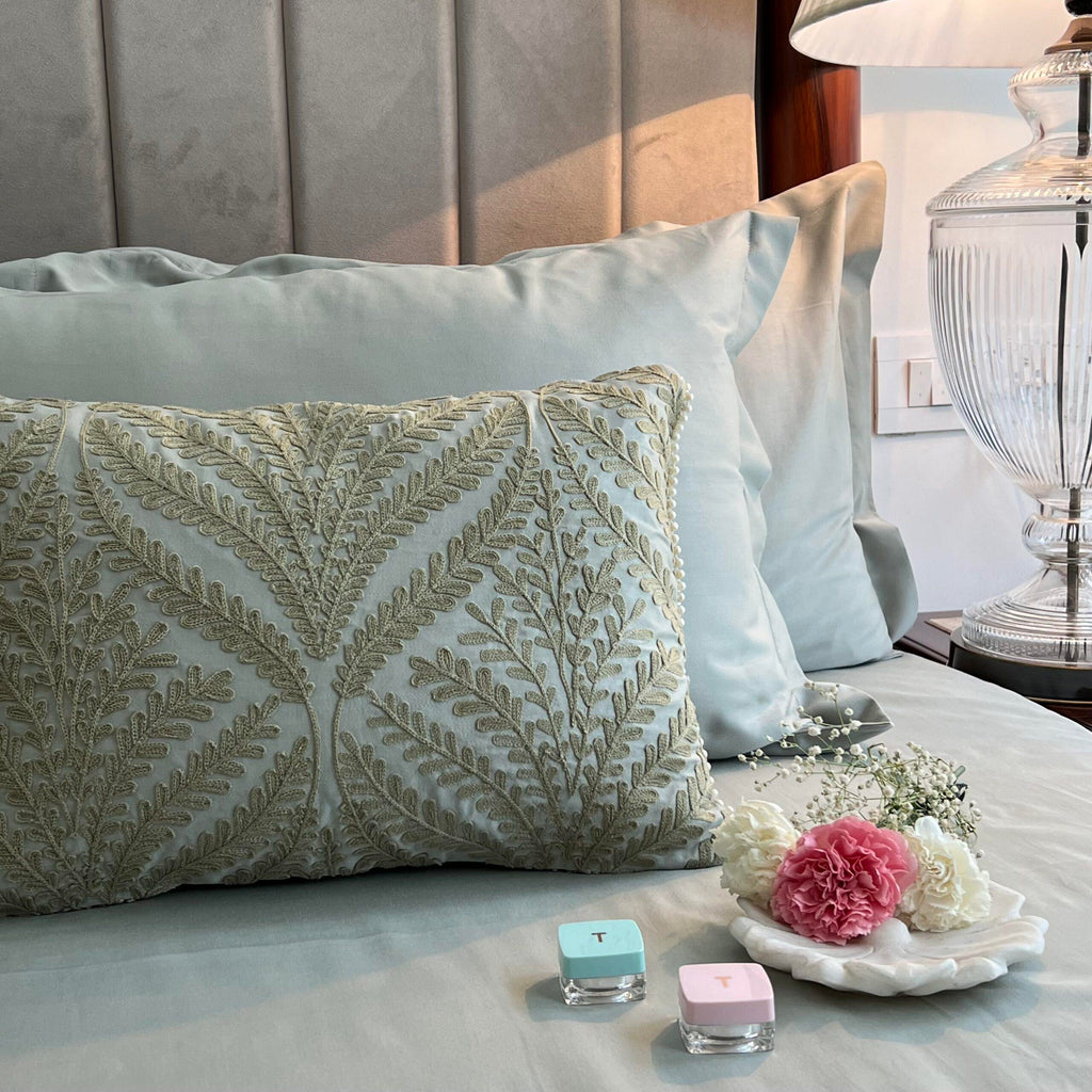 Sadyaska Exotic Sage Green Treasure 1 Pcs Bedsheet