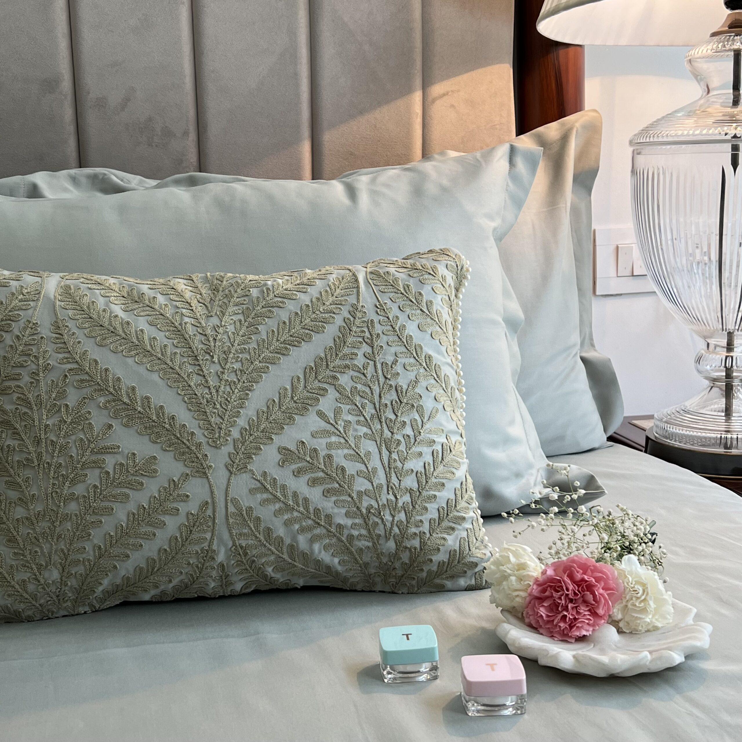 Sadyaska Exotic Sage Green Treasure 1 Pcs Bedsheet
