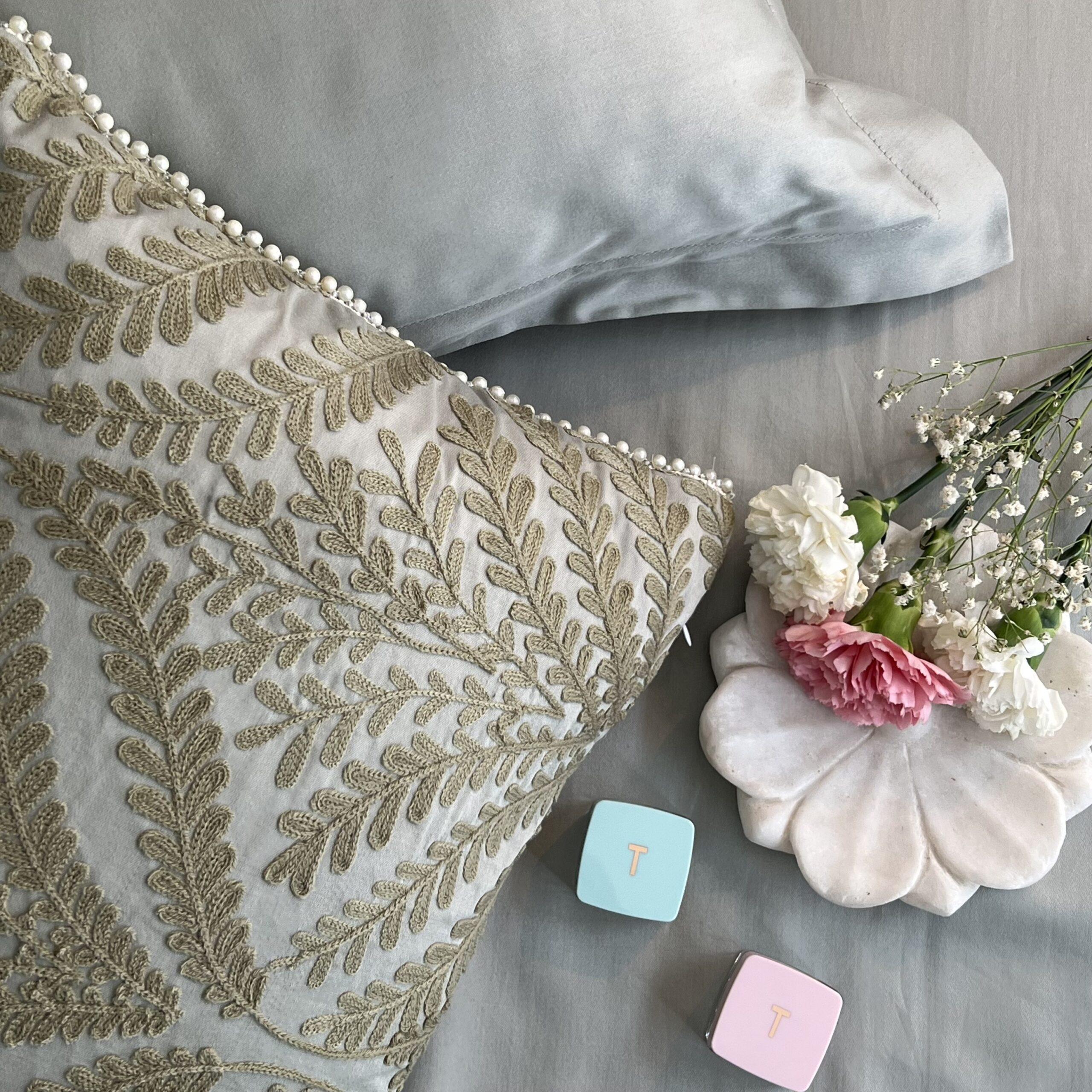 Sadyaska Exotic Sage Green Treasure 1 Pcs Bedsheet