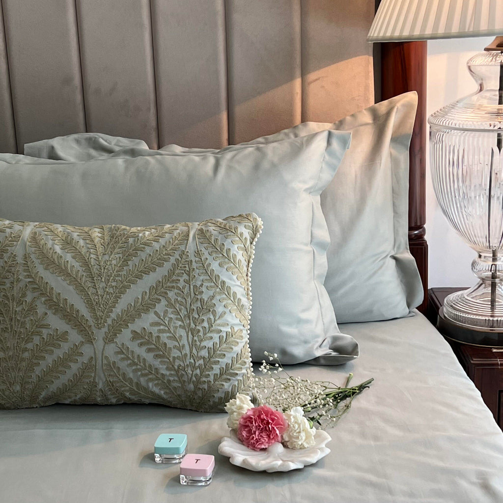 Sadyaska Exotic Sage Green Treasure 1 Pcs Bedsheet